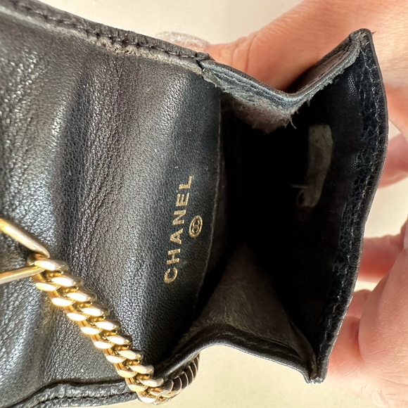 AUTH Chanel Multi-Use Pouch Card Case Key Chain - Picture 5 of 6